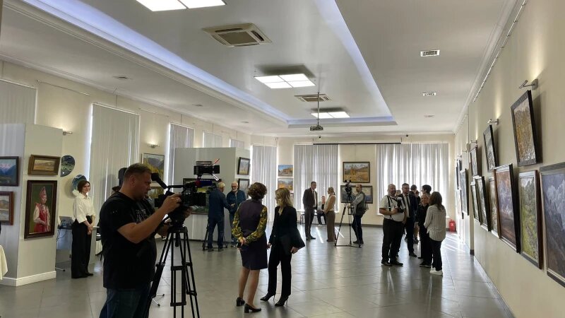     Открытие выставки «Зов Белухи. По пути Рериха». Предоставлено музеем «Город».