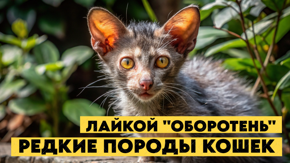 Секрет "оборотня": Знакомьтесь, загадочная порода кошек Лайкой