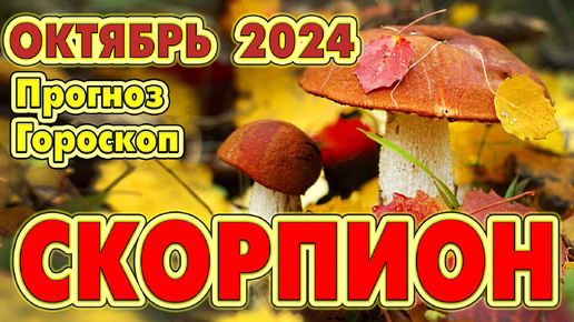 СКОРПИОН 🔷 ОКТЯБРЬ 2024 🔹 Прогноз - Гороскоп 🔹 ТАРО + РУНЫ