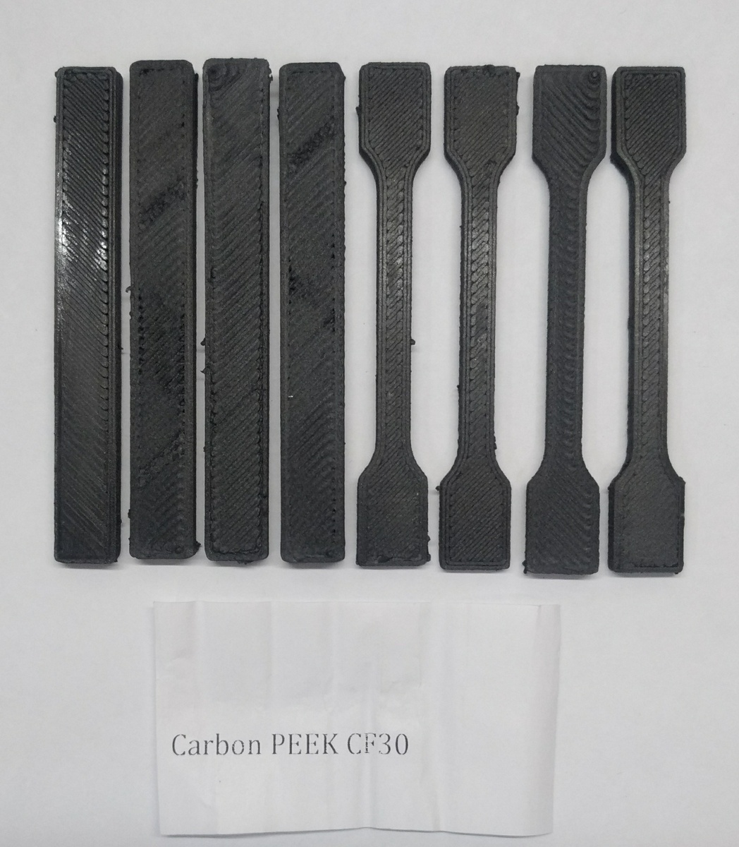 Образцы из Carbon PEEK CF30 (Ensinger,   Germany)