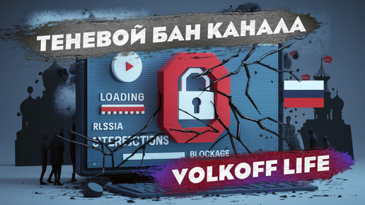 Теневой бан моего канала volkoff life на ютуб и что дальше?