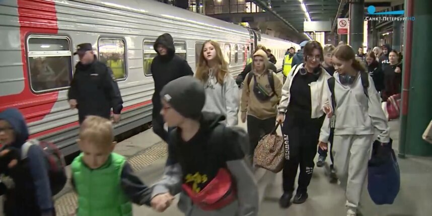    Скриншот видео телеканала Санкт-Петербург