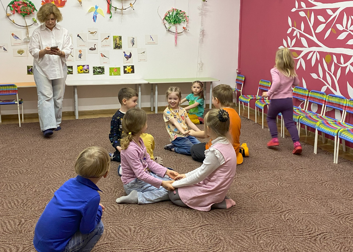 Занятие в средней группе