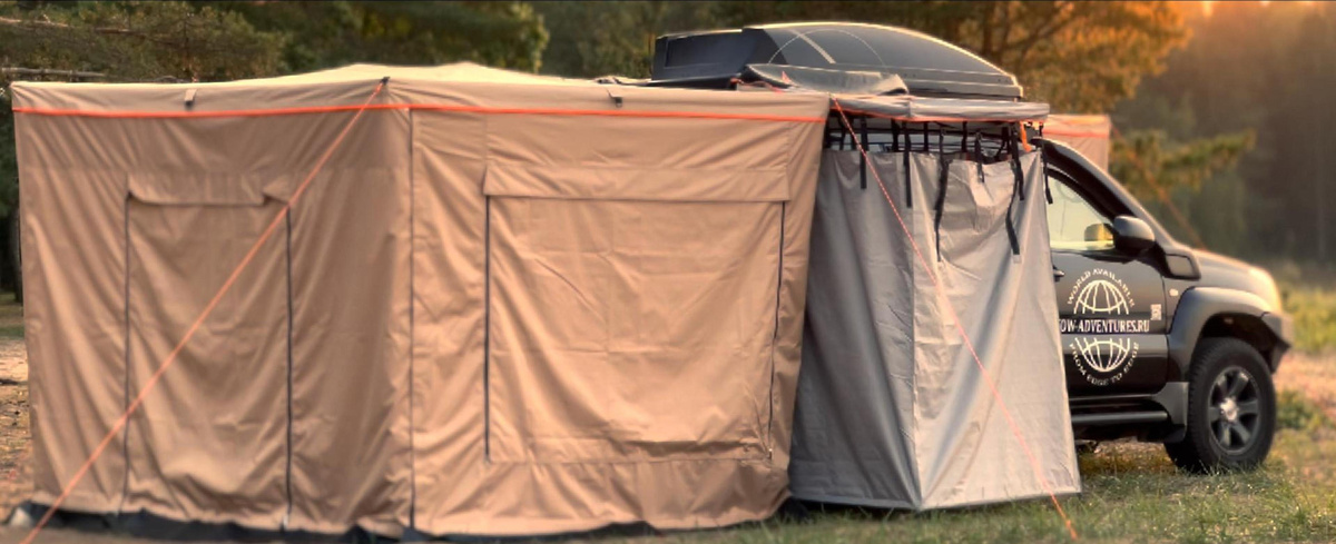 Безопорная веерная маркиза KAMPINA FS25-270