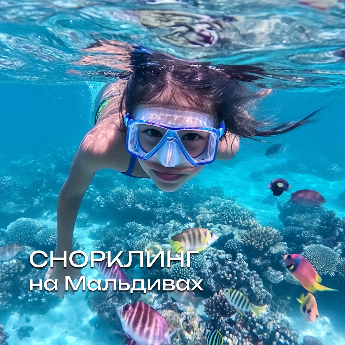 Снорклинг на Мальдивах. Подобрать тур на сайте vezdehot.ru