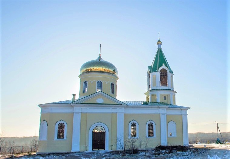    В Черноречье продолжается реставрация храма Казанской иконы Божьей Матери Оренбуржье