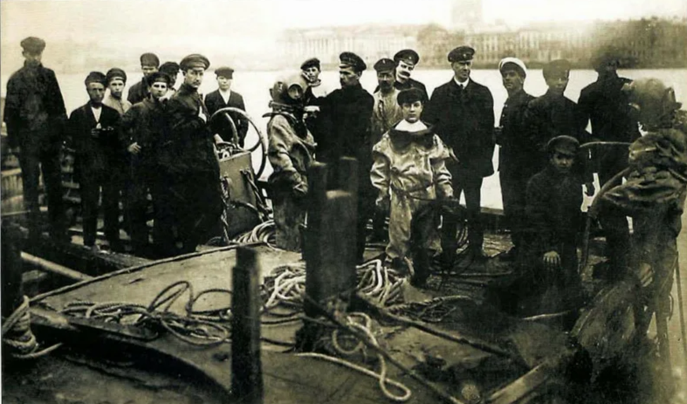 Учебные спуски курсантов. 1919 г.