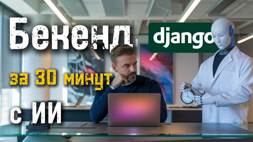 Фронтендеры - пишем бекенд с ИИ легко и быстро #django #программирование