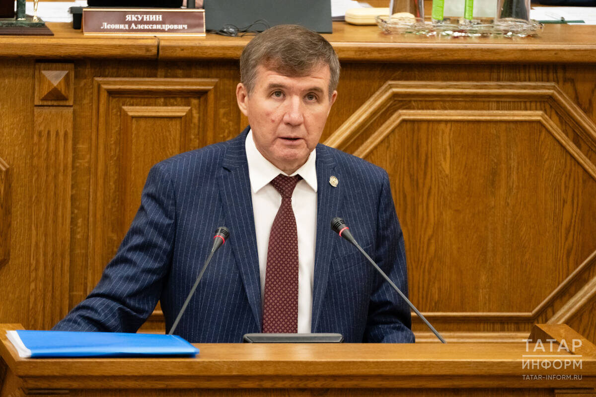 ​Мидхат Шагиахметов доложил, что экономика будет расти в этот период темпами 2,6-2,9%. Фото: © Салават Камалетдинов / «Татар-информ»