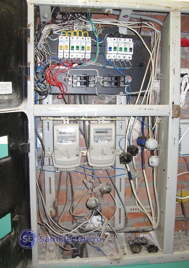 Ситуация в этажном щите. Не самая плохая