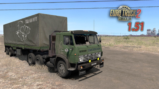 Descargar video: КамАЗ 5410 * По Казахстанским степям * ETS2