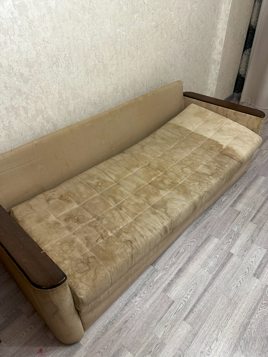 Чудесный диван, нечищеный лет 15...