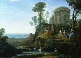 "Аполлон и музы на горе Геликон", К. Жилле.