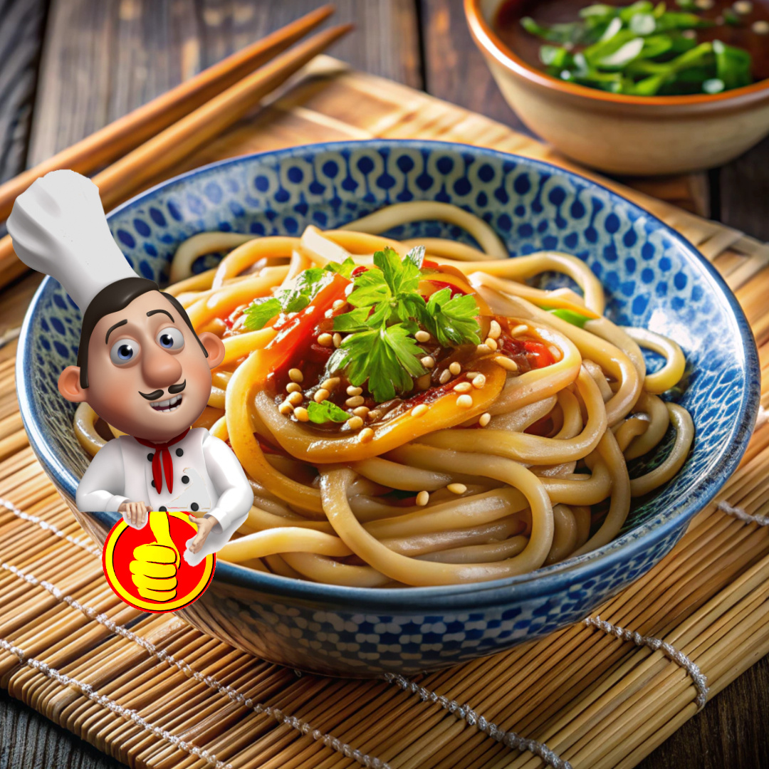 Удон с соусом терияки: домашний рецепт японской лапши