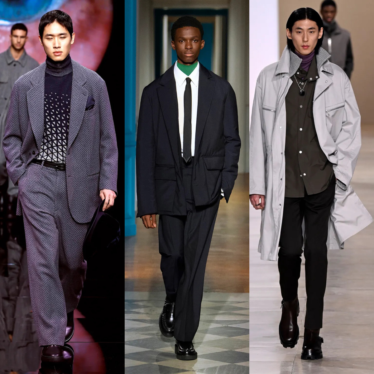 Giorgio Armani/ Valentino/ Hermes