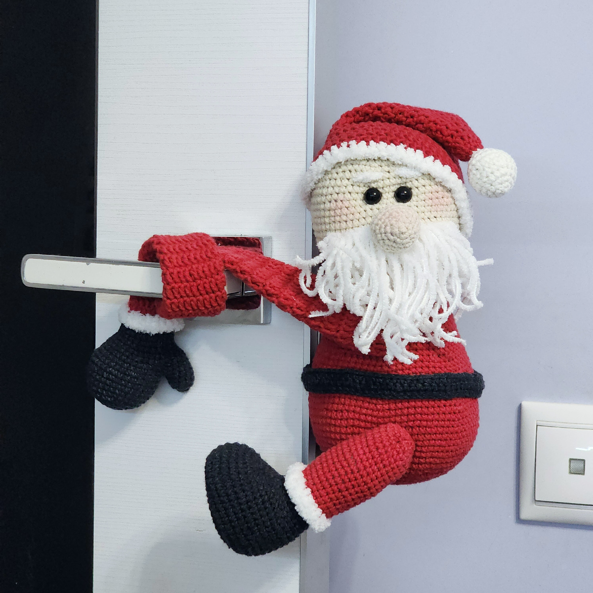 Дед Мороз амигуруми 