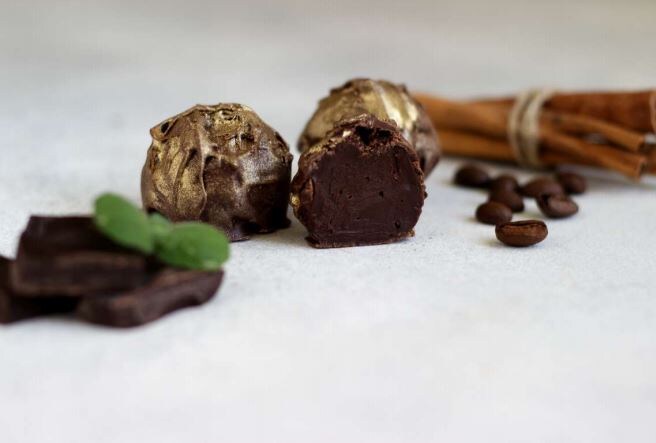 трюфели кофе с корицей