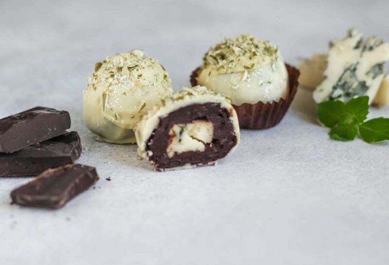 трюфели сырные с дор блю