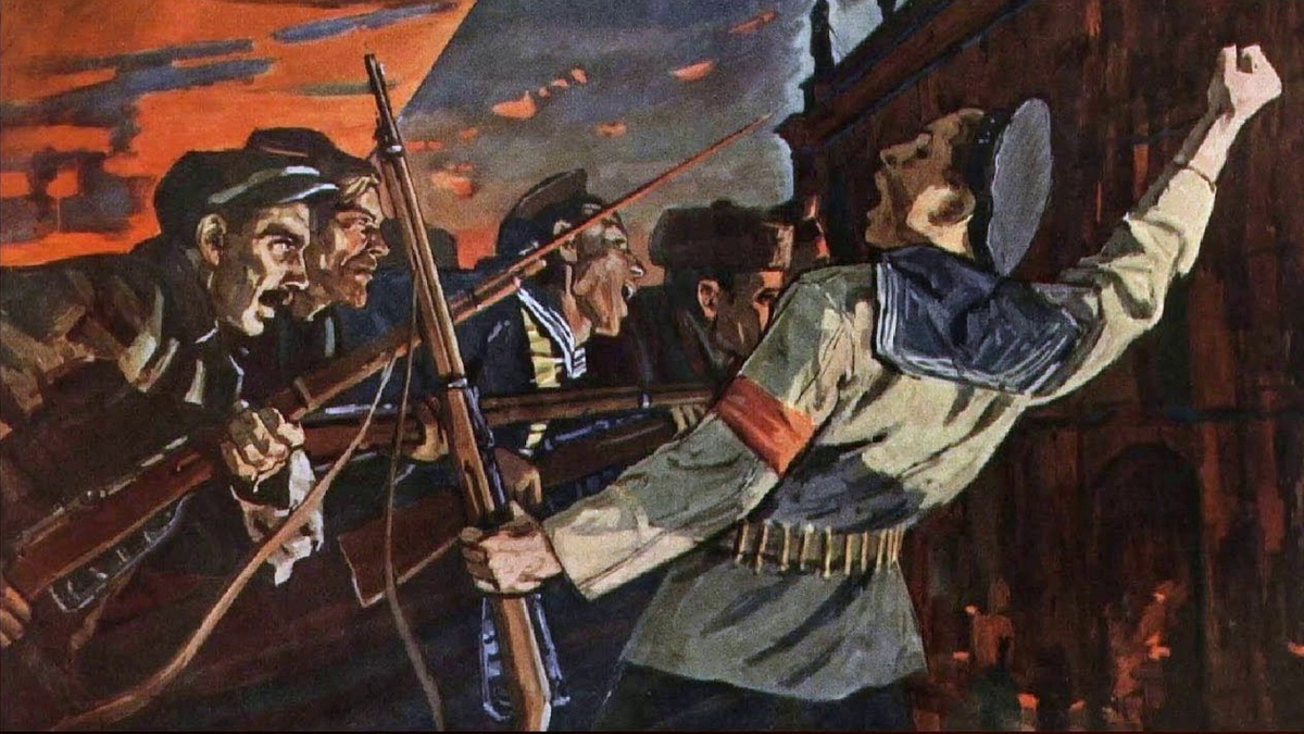 Существует огромное множество художественных фантазий на тему взятия Зимнего дворца