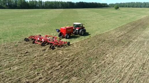 Сеем целину без вспашки. No-Till, основное преимущество. Wersatile 320 + Agrator Ancer 9800.