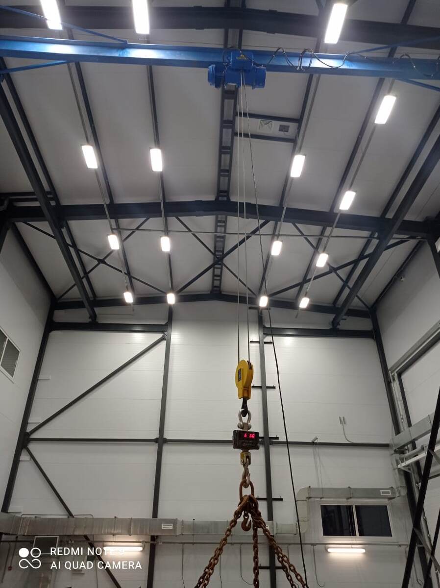 Монтаж крана в Карелии от завода "Роскрана"