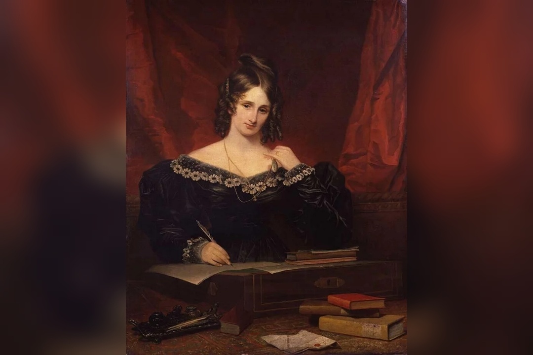 Портрет Мэри Шелли (1831) художника Сэмюэля Джона Стампа