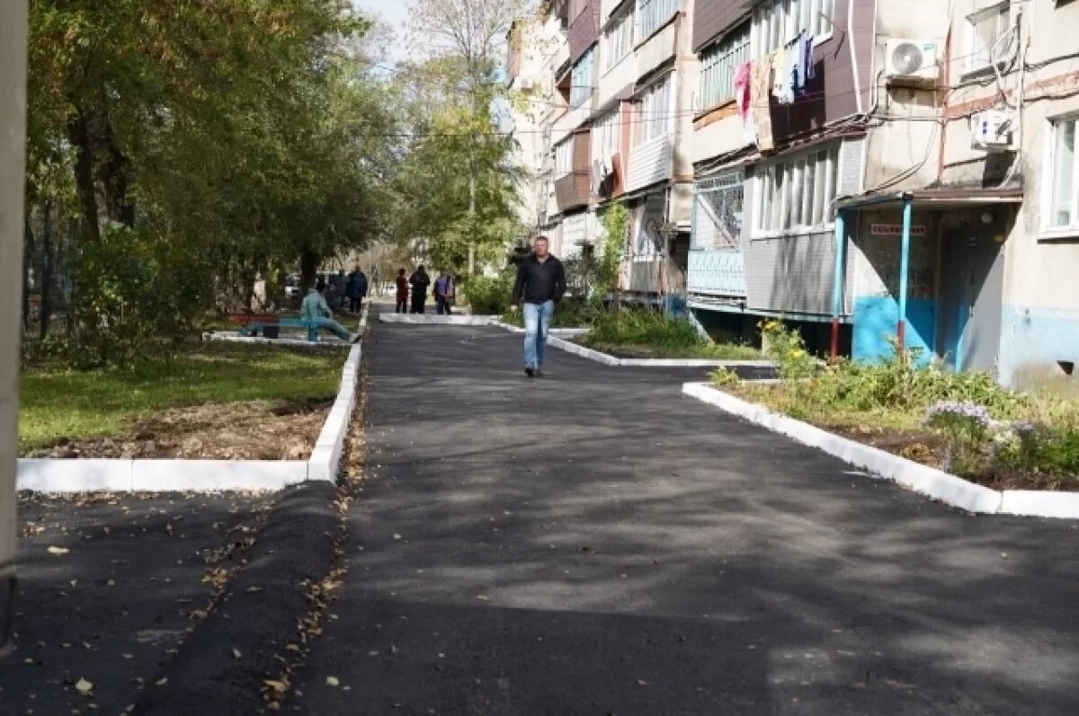    Более 70 придомовых территорий благоустроены в Уссурийске в 2024 году