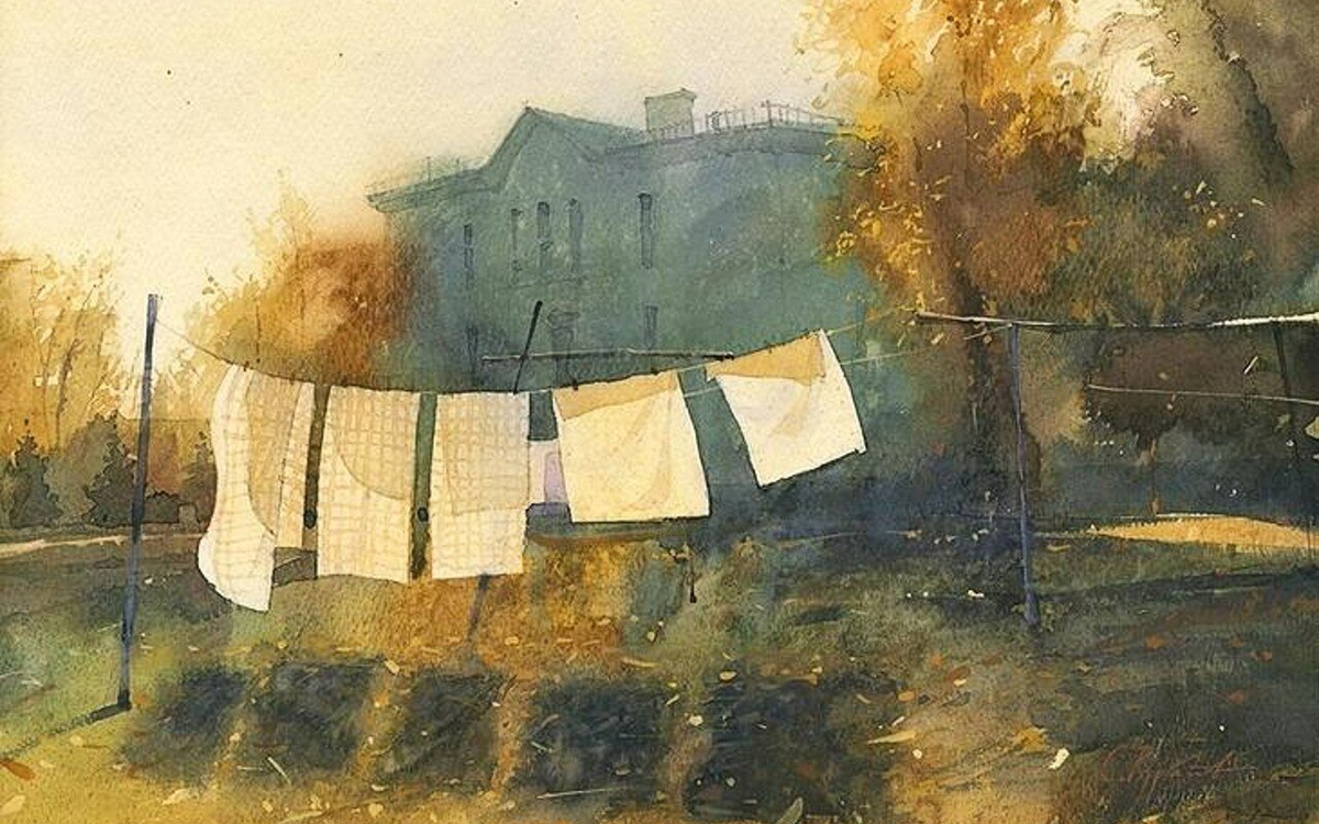 «Ода сохнущему белью», Сергей Курбатов