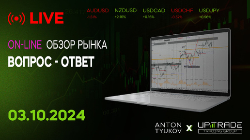 Технический анализ рынка ON-LINE | 03.10.2024 | Валюты | Нефть | Газ | Золото | Серебро | Индексы |