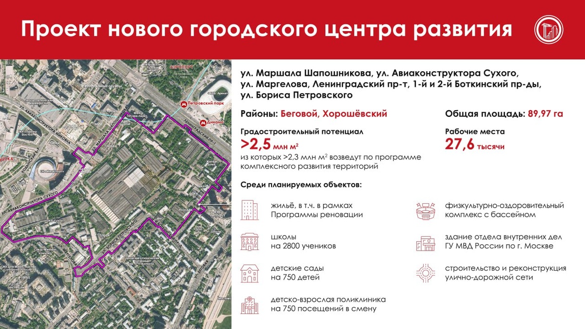 Проект нового городского центра развития Москвы