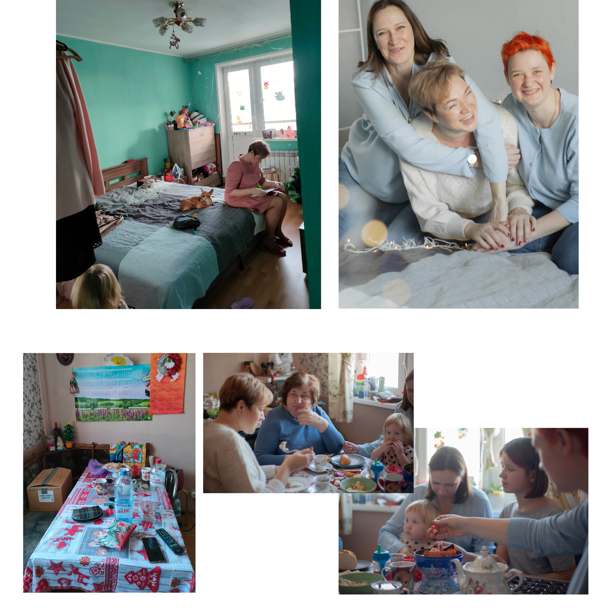 Слева фото обычной комнаты, права кадры, которые получились в этих условиях. krasavinaphoto.ru 