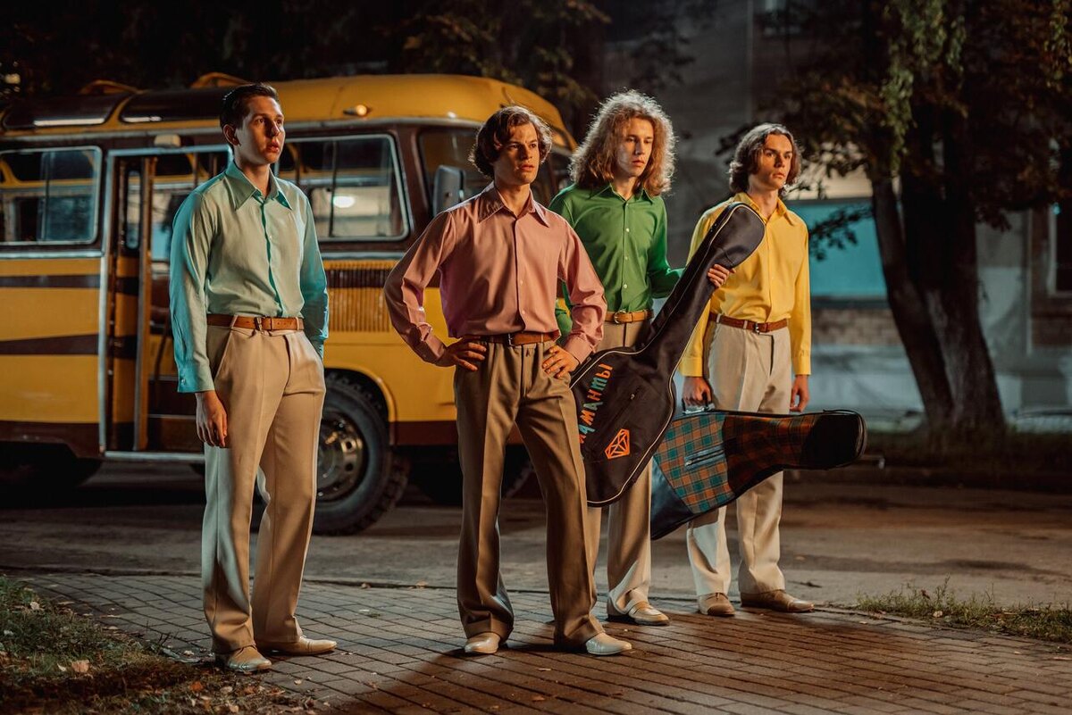    Кадр со съемок «ВИА «Васильки», режиссер Юрий Шаров онлайн-кинотеатр Wink