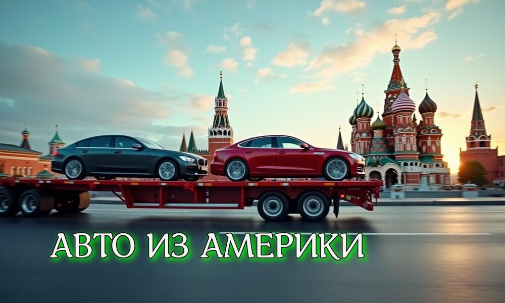 Как осуществляется доставка автомобиля до Москвы, купленного на американском аукционе?