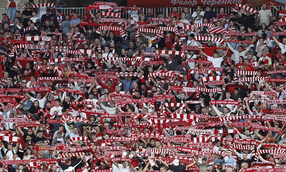    КДК РФС может наказать «Спартак» за оскорбительную кричалку о «Зените. Фото: Global Look Press