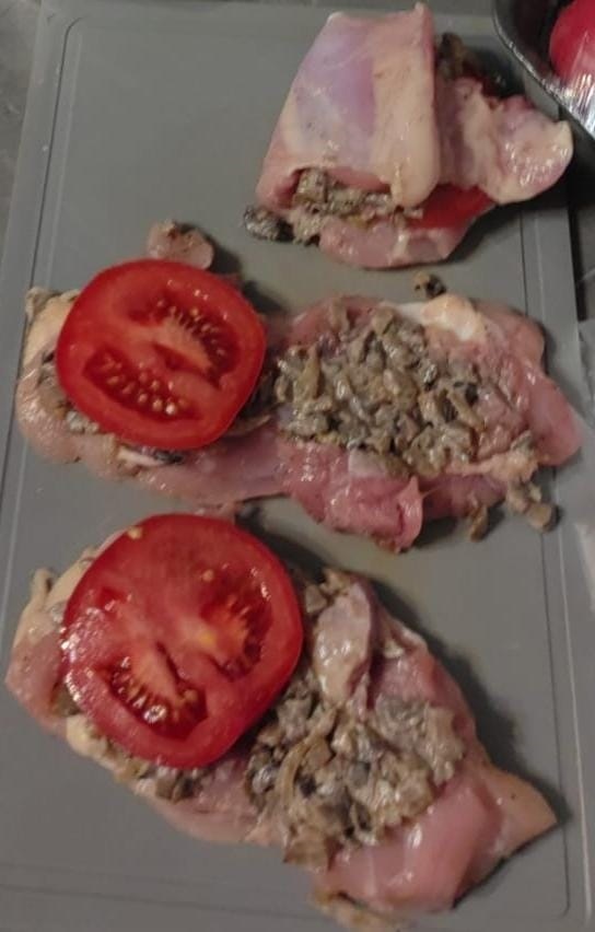 После приготовления вес одного рулетика 100-115 гр