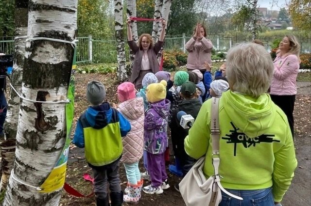    Ребята вместе с родителями создали пространство для игр и занятий Фото: Из личного архивa/ Оксана Патракова