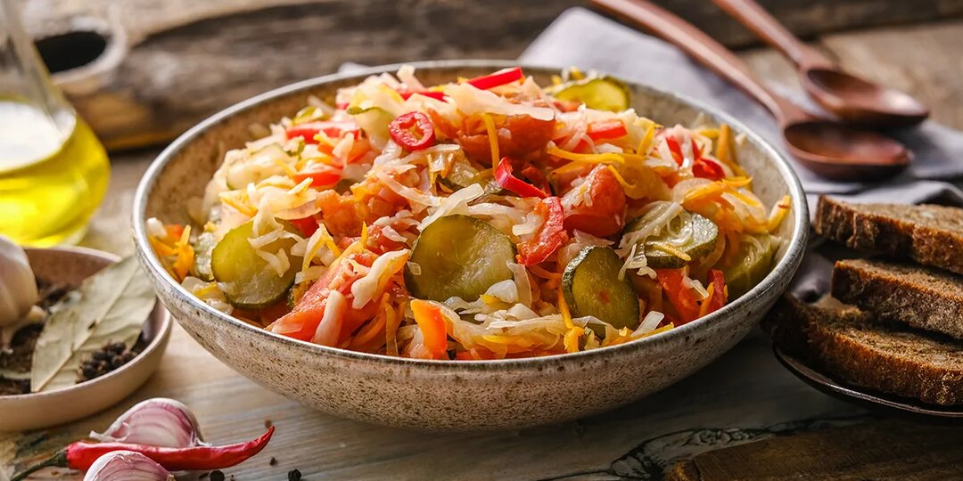 Салат Кубанский с капустой на зиму, пошаговый рецепт с фото на 33 ккал