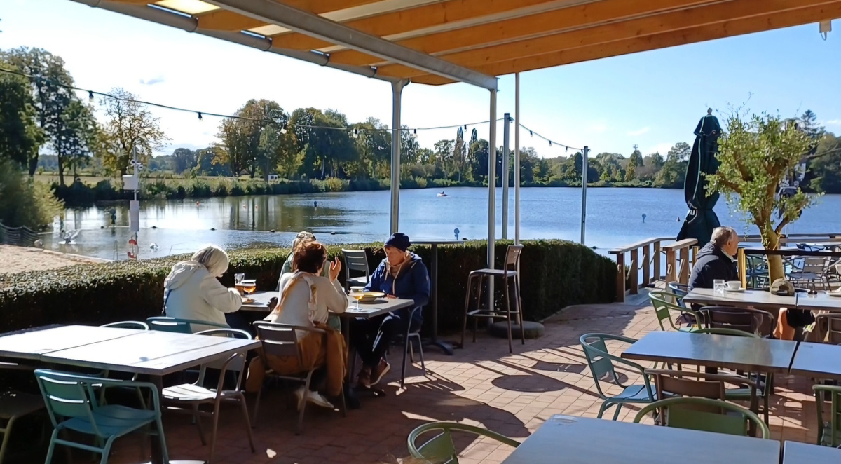 Кафе на озере Rantzauer.