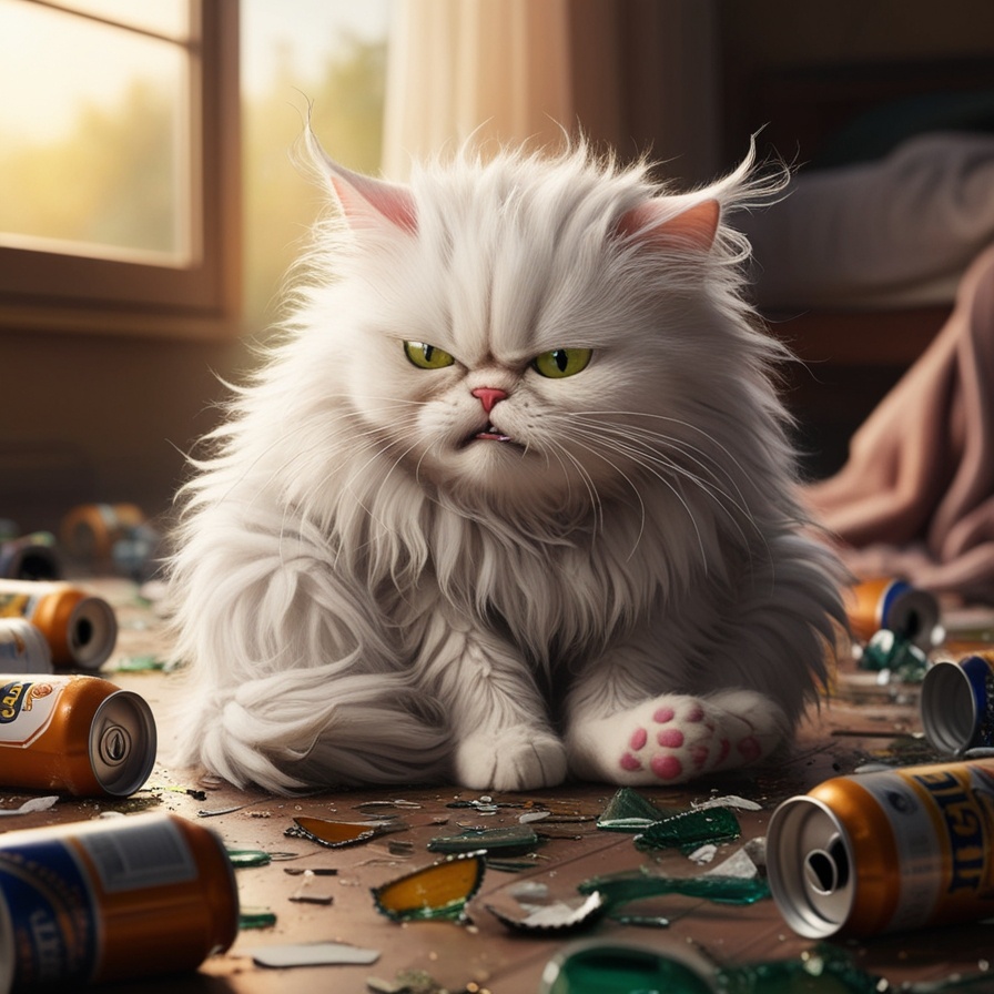 Котик перепил, не будь как котик😢