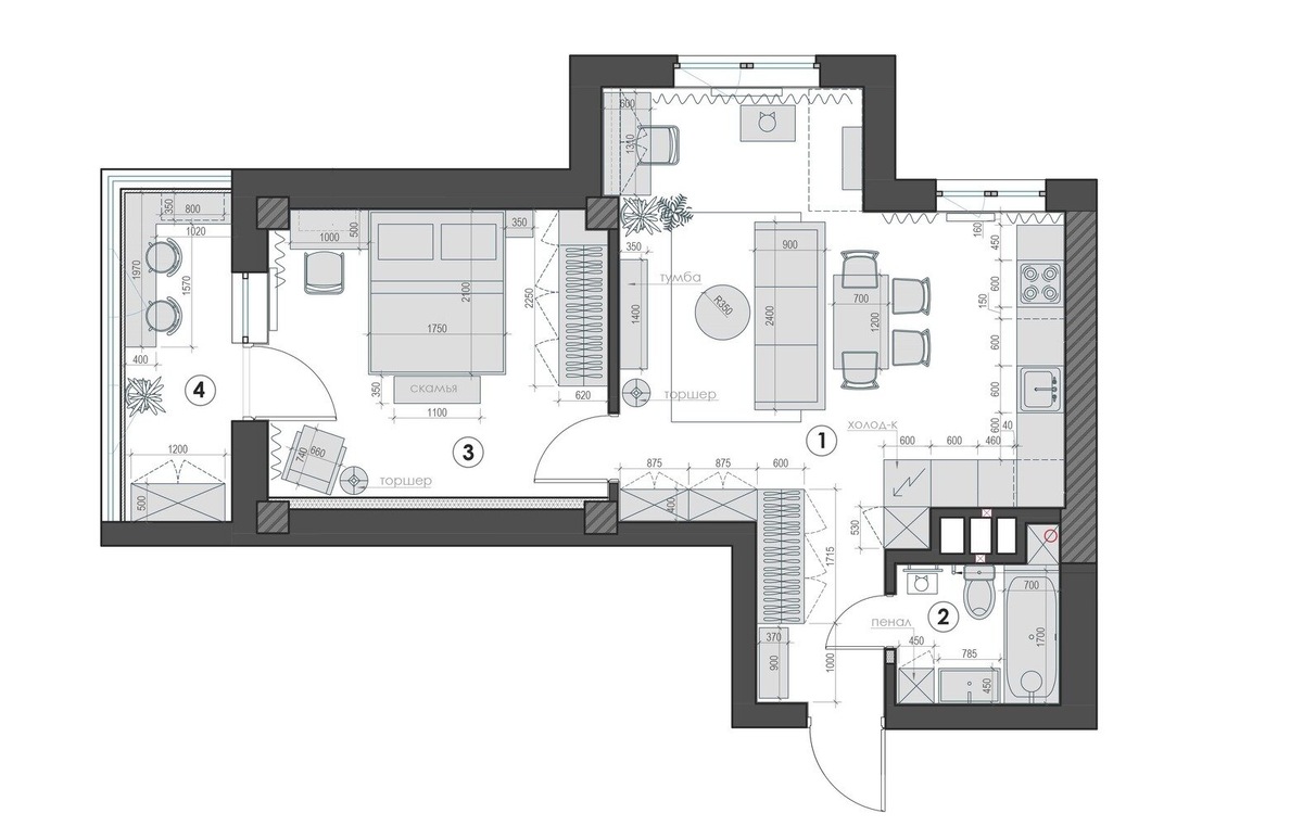 После перепланировки