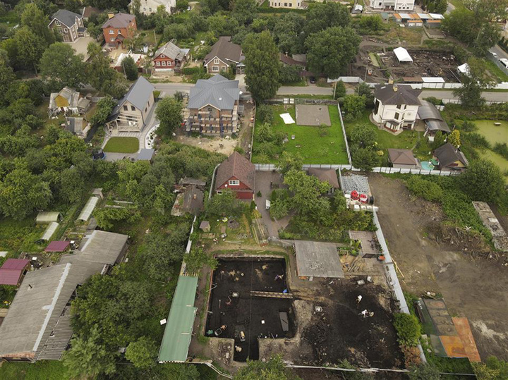     Воздвиженский раскоп. Вид с квадрокоптера. ИА РАН