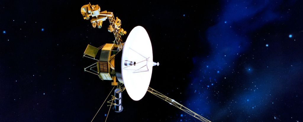 Artist's impression of the Voyager 2 space probe. (NASA) 