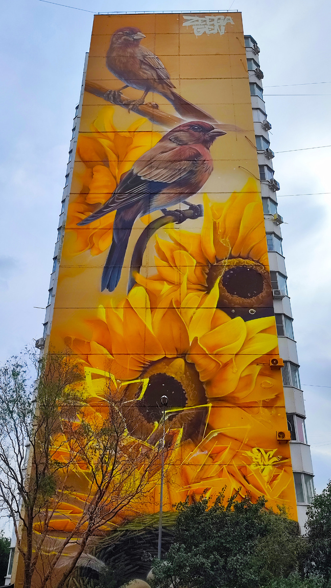 Артём Андрианов (Краснодар) и его птицы. Улица Артюшкова, 19