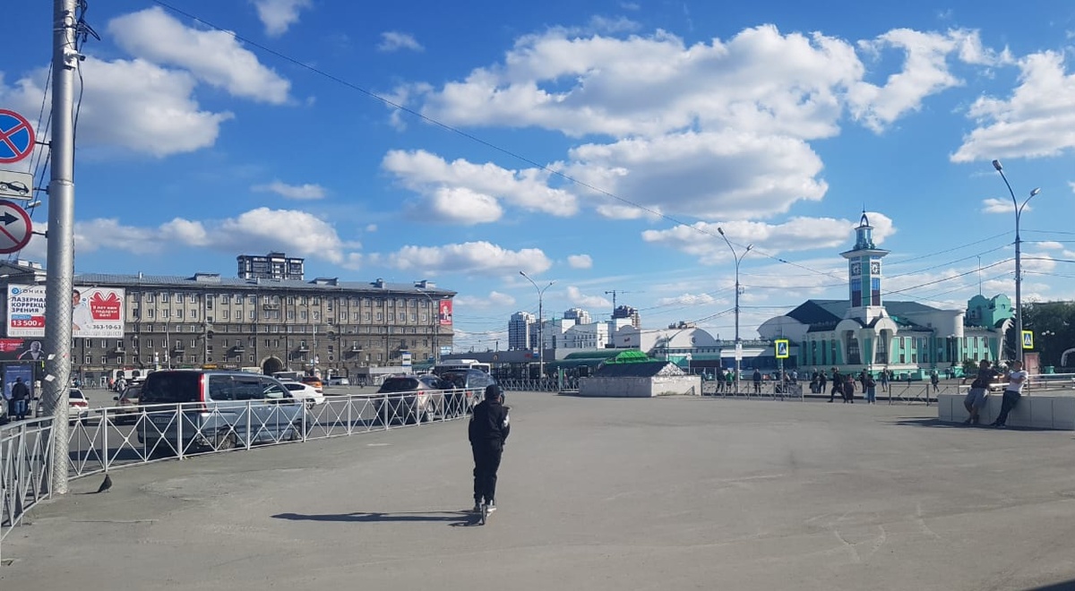 Вид от автовокзала