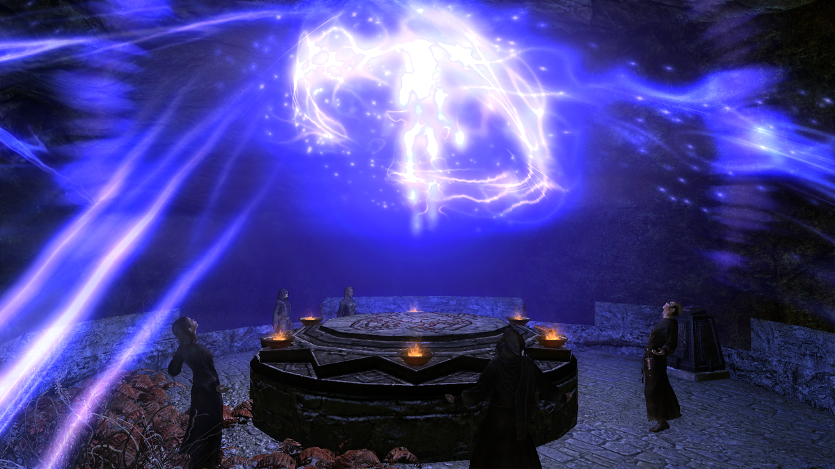 На самом деле, там голая главбух выплясывает на столе, просто качество плохое. Снимок неизвестного некроманта.