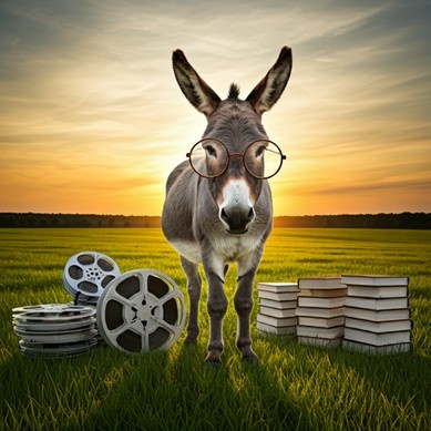 Читать или смотреть? (изображение создано с помощью нейросети)