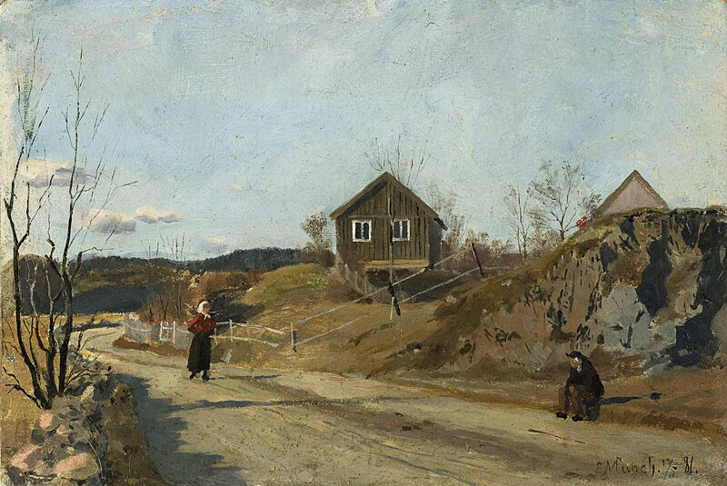 Эдвард Мунк «Из Маридалена», 1881 г.