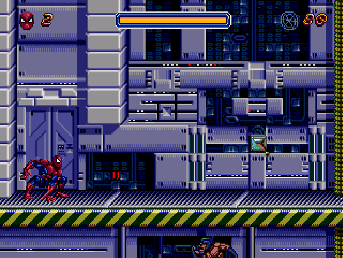 Геймплей видеоигры Spider-Man: The Animated Series.