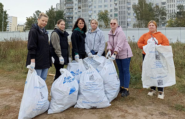 На 150 кубометров мусора в Твери стало меньше после Всероссийского дня чистоты