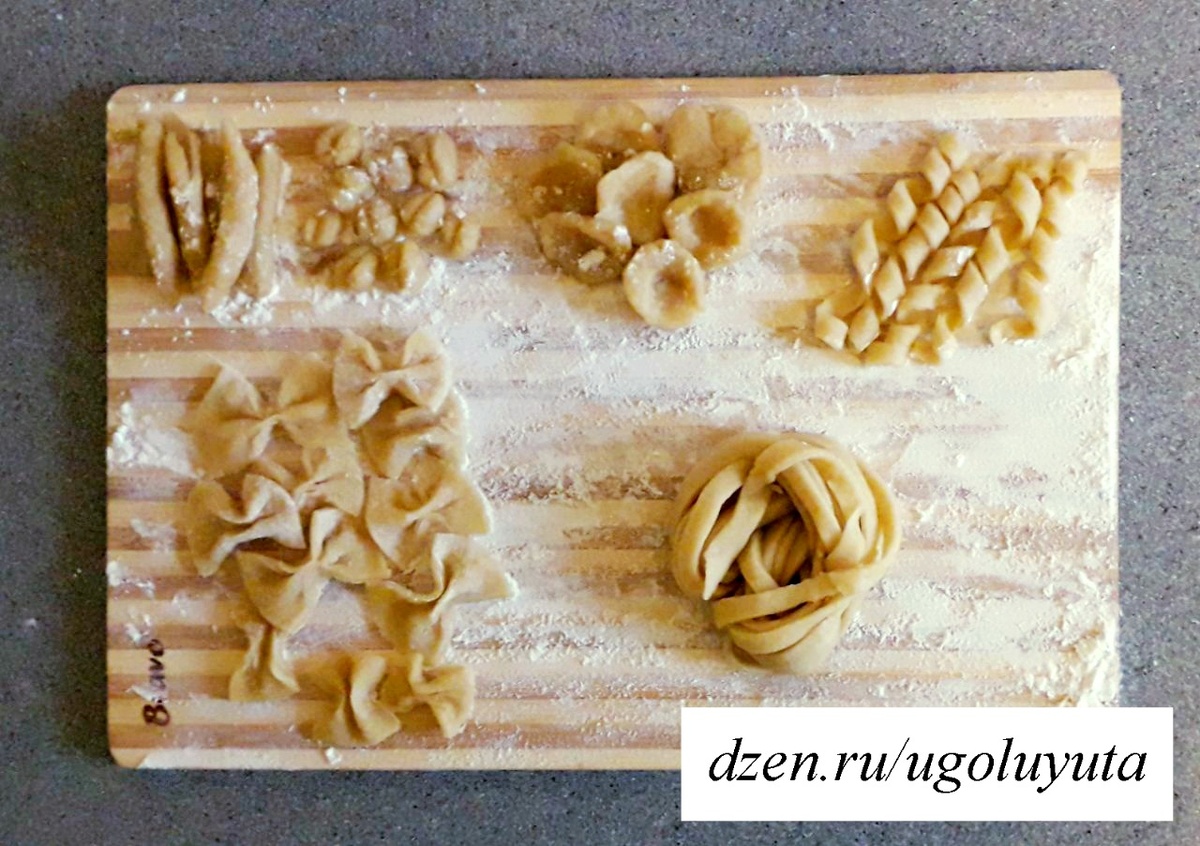 Феретти, кавателли, оркьетте, бузиате, фарфале и парпаделле